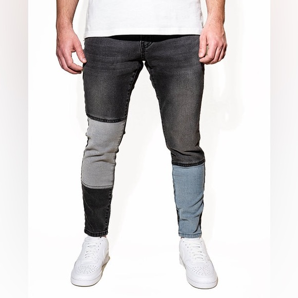 Stylish men’s skinny fit jean. Black color block 61 different sizes! - Picture 5 of 5